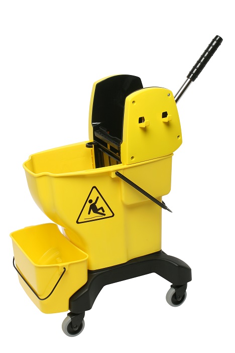 Edco Enduro Press Bucket Complete with Wringer - Yellow
